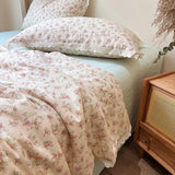 Triogift Summer Quilt French Style 2024 New Pure Cotton Double Layer Yarn Soybean Fiber Cool Blanket Air Condition Quilt