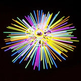 Triogift  5/20pcs Glow Sticks Fluorescence Light Disposable Glowing Necklace Props for Wedding Celebrations Outings Camping Birthday Decor