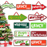 Triogift 10 Pieces Christmas Tree Hanging Decorations Christmas Tree Hanging Decorations, Christmas Grinch Ideas Arrowhead Decoration