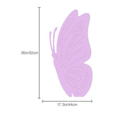 Triogift 36inch Mushroom House KT Board Butterfly Flower Fairy Cutout for Birthday Party Decoration Girl Baptism Baby Shower Supplies