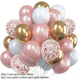 Triogift 30pcs Globos Confetti Latex Balloons Wedding Decoration Baby Shower Birthday Party Decor Clear Air Balloons Valentine'S Day