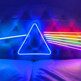 Triogift Radiant Rainbow Neon Desk Lamp