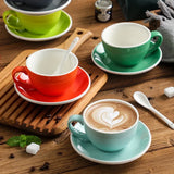 Triogift  -  300ml Ceramic Breakfast Milk Cup American Coffee mug Set Afternoon Tea Cups Ceramic Water Cup tea mug coffee cup