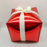 Triogift 22inch Red Green Christmas Gift Boxes Foil Balloons Lollipop Canes Ball Xmas Decoration Party Favor Christmas Decoration Air Glo