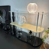 Triogift  -  INS Style Luxury desktop shelf Water cup storage High beauty cup holder Removable acrylic perfume hand display