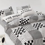 Triogift 100% Cotton 128x68 Fabric Bedding Set,1 Duvet Cover,2 Pillowcases,No Sheet,Customizable