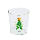 Triogift  -  Christmas Tree Cup Heat Resistant Tumbler Cups In Bulk Glass Cup Coffee Mug Coffee Cup Tumblers Christmas Decoration Home Decor