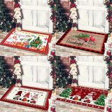 Triogift Christmas Decoration Floor Mat Entrance Door Bedroom Bath Toilet Anti Slip Mat Carpet 2024 Merry Christmas Navidad New Year Gift