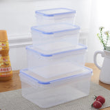 Triogift Sealed Food Storage Plastic Containers Food Keeper Boxes Fruit and Vegetables Airtight Fresh Watertight Kitchen Items for Home