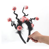 Triogift  Halloween  New Headband Decorations Children Ghost Eye Ball Headband Halloween Party