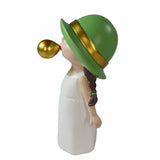 Triogift Playful Bubble Kid Statue