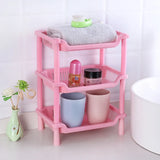 Triogift Bathroom Corner Storage Holder Shelves Organizer Kitchen Floor Tripod Toilet Tissue Towel Rack Shelf Bathroom Accessories