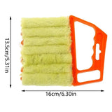 Triogift  1PC Window Venetian Blind Cleaner Duster Tool, Blinds Cleaning Brush Tool for Blinds Air Conditioner Vent Keyboard