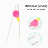 Triogift  1Pair Children Learning Training Chopsticks Kids Baby Learning Training Chopsticks For Children Chinese Chopstick Learner Gifts