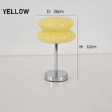 Triogift Egg Tart Glass Desk Lamp