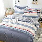 Triogift  High Quality Cotton Bedding Set Duvet Cover with Pillowcases Breathable Sweat-wicking Plenty of Sizes Available