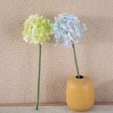 Triogift  26.5CM 1PC Hydrangea Artificial Flowers Bouquet For Home Bedroom Decor Wedding Decoration Vases Flower Arrangement Accessories