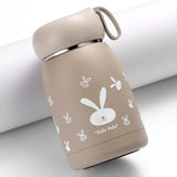 Triogift  -  1pc 320ml Rabbit Cute Insulating Bottle Portable Home Female Office Water Cup Stainless Steel Insulated Coffee Cup Vacuum Bottle