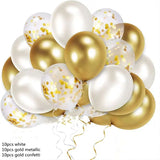 Triogift 30pcs Globos Confetti Latex Balloons Wedding Decoration Baby Shower Birthday Party Decor Clear Air Balloons Valentine'S Day