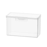 Triogift INS Transparent Plastic Storage Box 3 Inch Photocards Small Card Storage Box Desk Organizer Box Classification Box Stationery