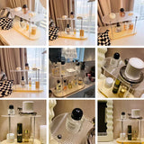 Triogift  -  Ins Acrylic Desktop Rack Bathroom Toilet Storage Rack Layered Finishing Rack Bedroom Cup Storage Cosmetic Perfume Display Rack