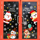 Triogift Christmas Window Stick Cristmas Ornament Merry Christmas Decorations For Home Xmas Navidad Natal Gifts New Year