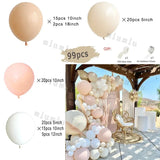 Triogift Tender Pink Gold Balloon Garland Arch Kit Wedding Birthday Party Decoration Adult Kids Baby Shower Decor Ballon Wedding Supplies