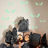 Triogift 36Pcs  Halloween Luminous Wall Decals Glowing in The Dark Eyes Window Sticker for Halloween Decoration for Home Party Supplies