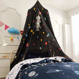 Triogift Bed Canopy Bed Curtain Mosquito Net Child Tent Round Dome Hanging Indoor Castle Play Tent For Kids Children's Room Decor