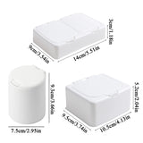 Triogift Pop-up Small Card Storage Box Classification Drawer Desktop Organizer Box Ins Photocard Holder Dustproof Jewelry Container