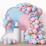 Triogift Pink Blue Balloon Garland Arch Kit Birthday Party Decoration Kids Baby Shower Boy Or Girl Latex Ballon Wedding Birthday Suppiles