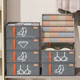 Triogift Closet Organizer Underwear Drawer Organizer Socks Bra Clothing Storage Box Wardrobe Organizer Clothes Cabinet Drawer Organizers