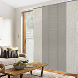 Triogift Blinds Vertical Shutters Curtains (natural Weaving) Sliding Glass Door Shutters Room Dividers Temporary Walls