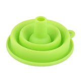 Triogift  Mini Silicone Gel Foldable Collapsible Style Funnel Hopper Kitchen Tool