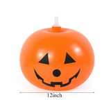 Triogift 12inch 5Pcs Halloween Latex Balloons Pumpkin Ghost Festival Balloons Halloween Decorations Home Outdoor Halloween Pumpkin Decor