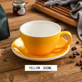 Triogift  -  300ml Ceramic Breakfast Milk Cup American Coffee mug Set Afternoon Tea Cups Ceramic Water Cup tea mug coffee cup