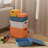 Triogift Large Capacity Sundries Storage Box Cosmetics Toys Snacks Clothes Storage Basket Plastic Household Wardrobe Organizer