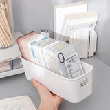 Triogift Simple Desktop Mobile Phone Case Storage Box Multifunctional Cosmetics Organizer Box Large Capacity Sundries Storage Basket