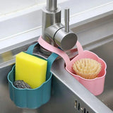 Triogift  Kitchen Sink Drain Basket Bathroom Soap Sponge Holder Hanging Storage Basket Kitchen Accessories kitchen sink holder