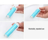 Triogift  Magic Cleaning Sticky Lint Sticking Roller Lint Dust Brush Pet Hair Remover Hair Brush Clothes Dust Brush