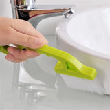 Triogift  Hand-held Groove Gap Cleaning Tools, Window Door Sliding Track Cleaning Brush, Home Kitchen Cleaning Brush Tool