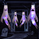 Triogift Halloween LED Light Hanging Ghost For Halloween Party Home Outdoor Indoor Decoration Large Glowing Spooky Lamp Horror Props 2024