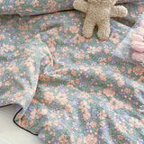 Triogift Summer Quilt Air Conditioning Quilt Flower Girl Heart Class A  Double Layer Yarn Summer Cool  Soft Machine Washable