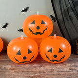 Triogift 12inch 5Pcs Halloween Latex Balloons Pumpkin Ghost Festival Balloons Halloween Decorations Home Outdoor Halloween Pumpkin Decor