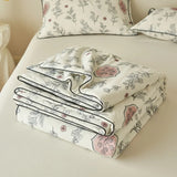 Triogift Summer Quil  Style Class A Knitted Aerobic Cotton Printed Soybean Quilt Summer Bedspread Home Textiles