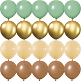 Triogift green Birthday Party golden Balloons Baby Shower Metallic confetti Wedding Anniversaire Mariage Globos Decorations