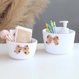 Triogift Simple Storage Basket New Children Storage Box Dirty Clothes Laundry Basket Makeup Box Kitchen Accessories Storage Organizer