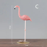 Triogift Pink Flamingo Desk Figurine