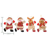 Triogift  Home Decoration Santa Snowman Ornaments Xmas Tree Hanging Toys Christmas Tree Decoration Home Decor Present Xmas Children's Gift