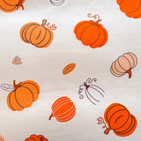 Triogift Orange Pumpkin Duvet Cover Cartoon Style Bedding Set for Kids Girls Soft Microfiber Reversible Comforter Cover with 2 Pillowcase